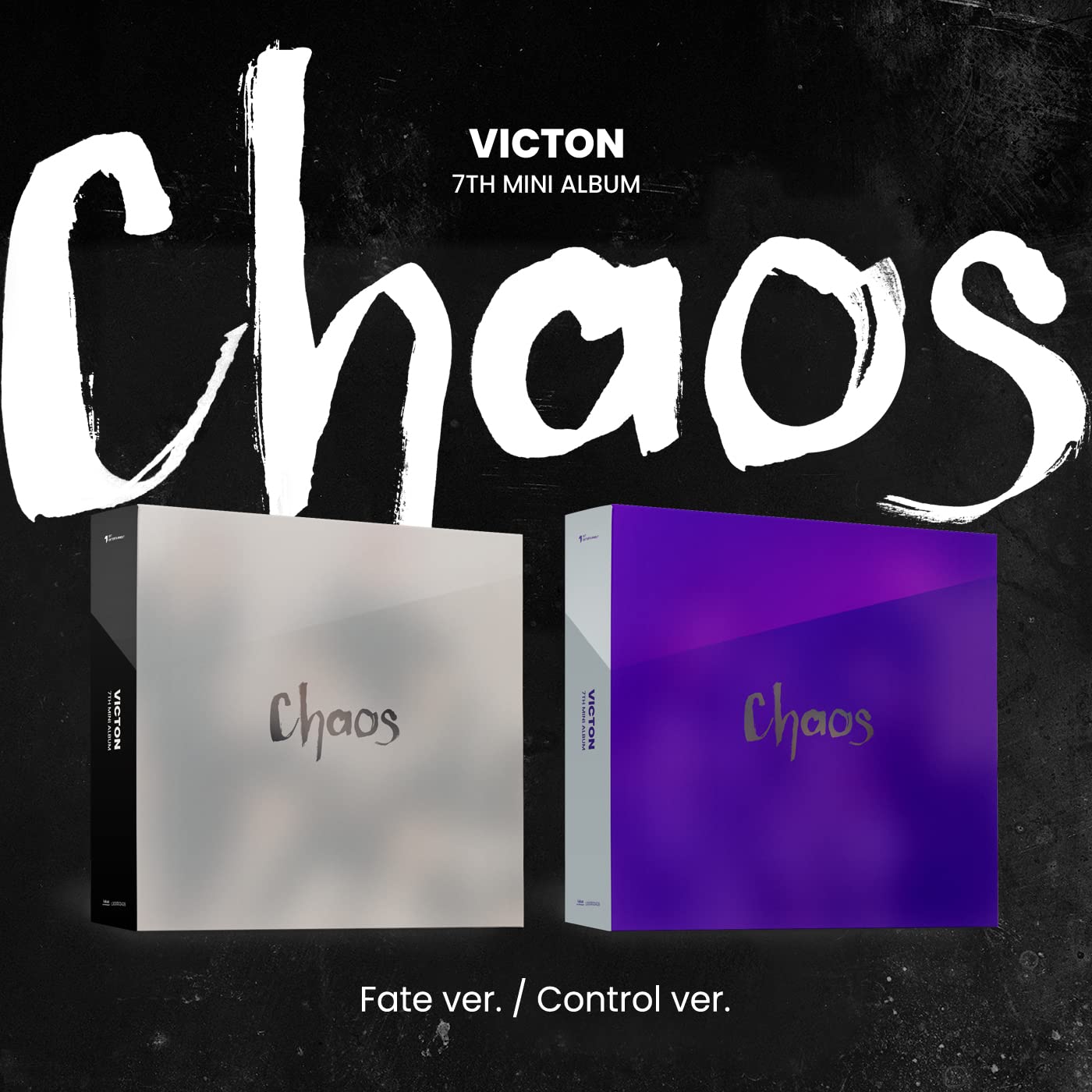 Dreamus VICTON - Chaos (séptimo mini álbum) CD+Beneficio de Pre-Ord+Póster plegado+Juego de tarjetas de fotos extra (Fate+Control ver SET), (L200002428), 140x125 mm