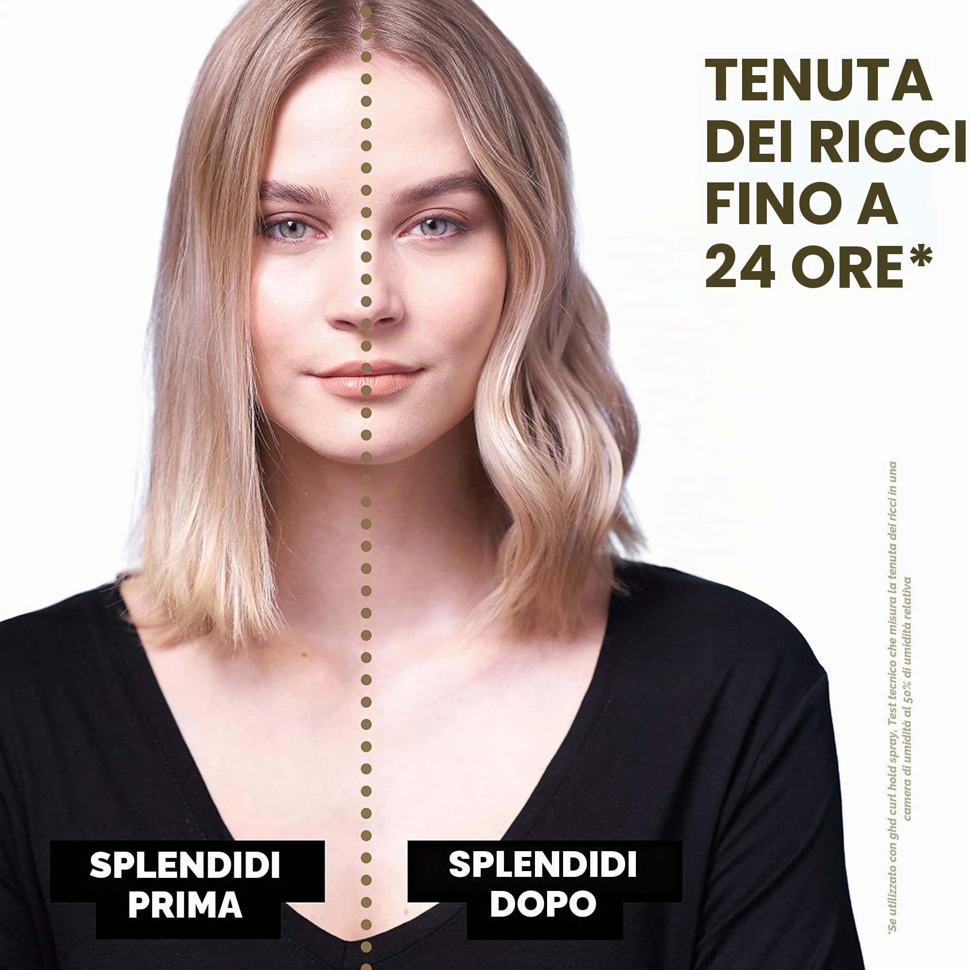 ghd 1 shadow Curve Classic Wand, Arricciacapelli Professionale