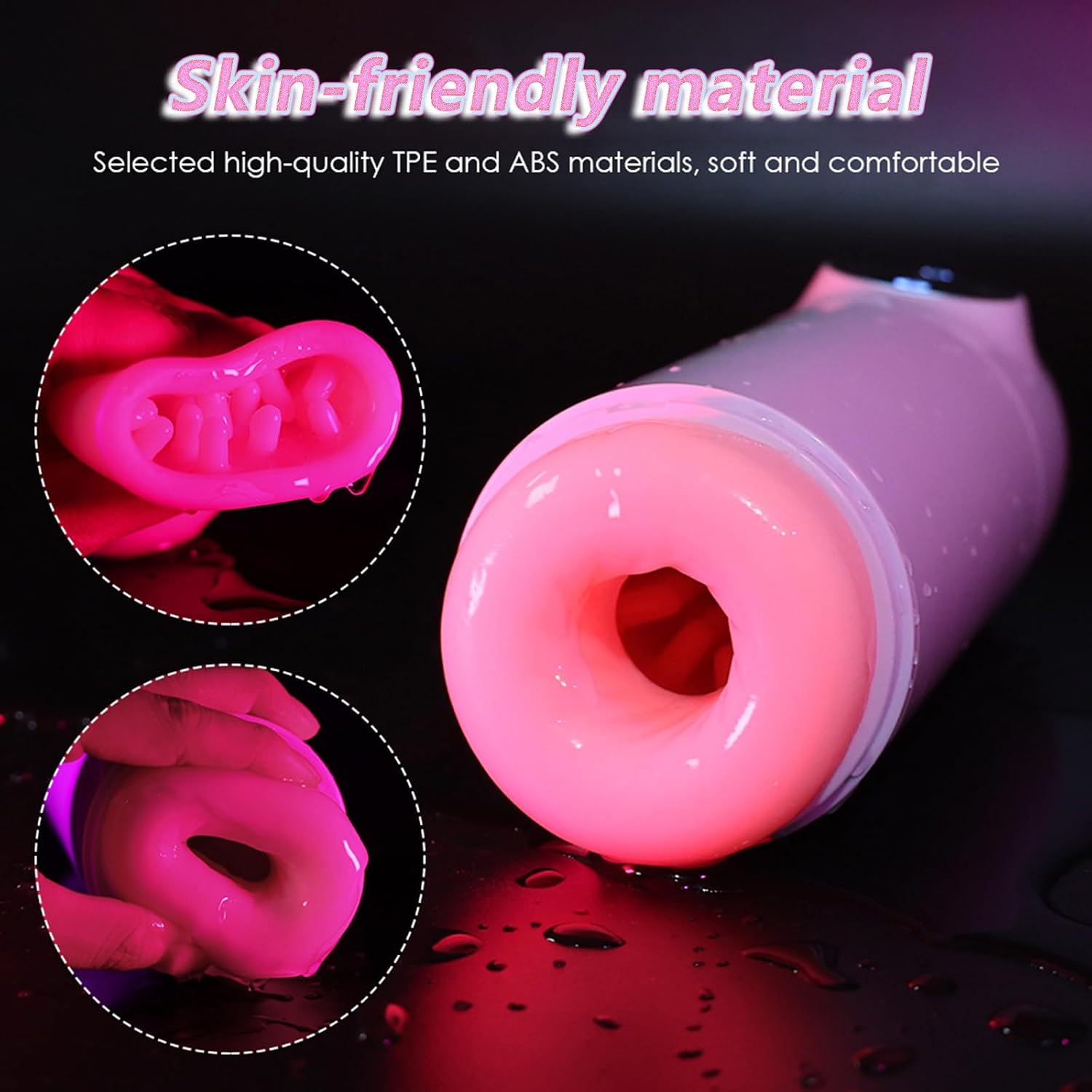 Male masturbators Cup Adult Toys Sex Toys for Men Sex Toy Multi-Angle Exploration Handy Cleaning Kit Hands FreeMasturbators Stroker Male Masturbator Sex Toy for Men Adult Toy Cleaner