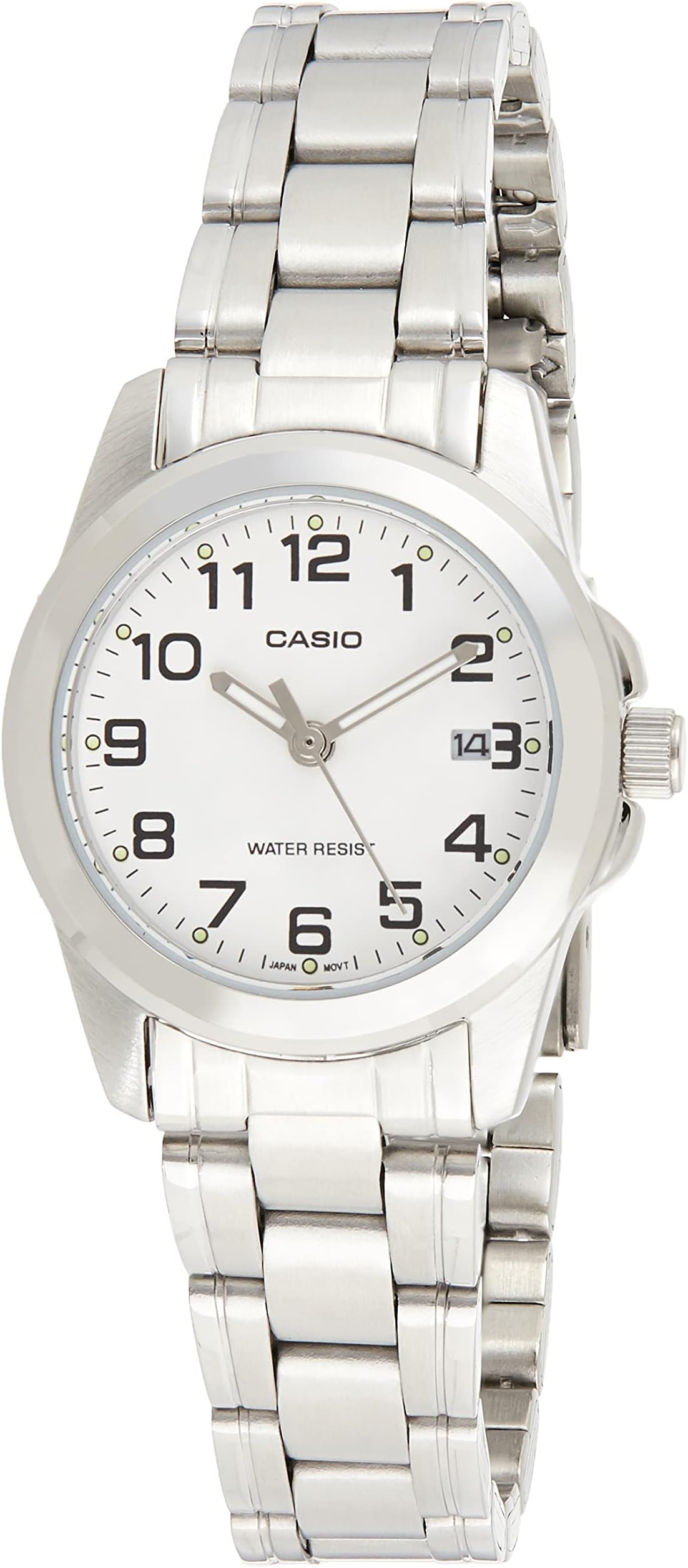 Women's LTP-1215A-7B2DF Quartz Analog Silver Tone Watch