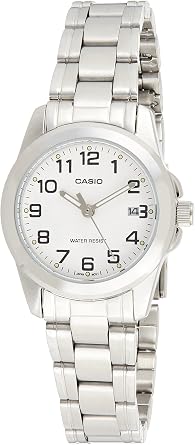 Casio Womens LTP-1215A-7B2DF Quartz Analog Silver Tone Watch
