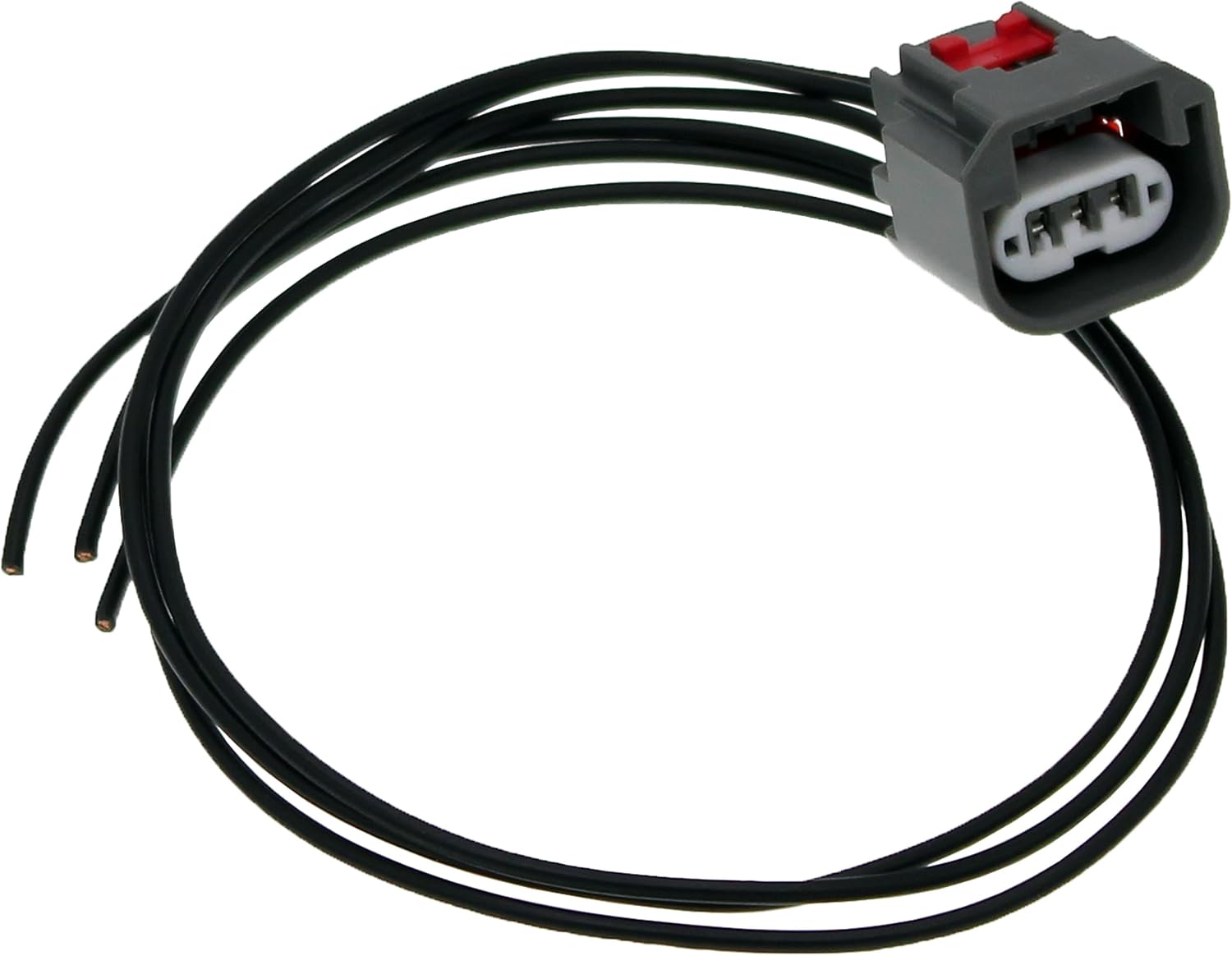 Dorman 645-943 3 Wire Pigtail - Watertight Male Connector with Female Terminals (Grey), 1 Count (Pack of 2)