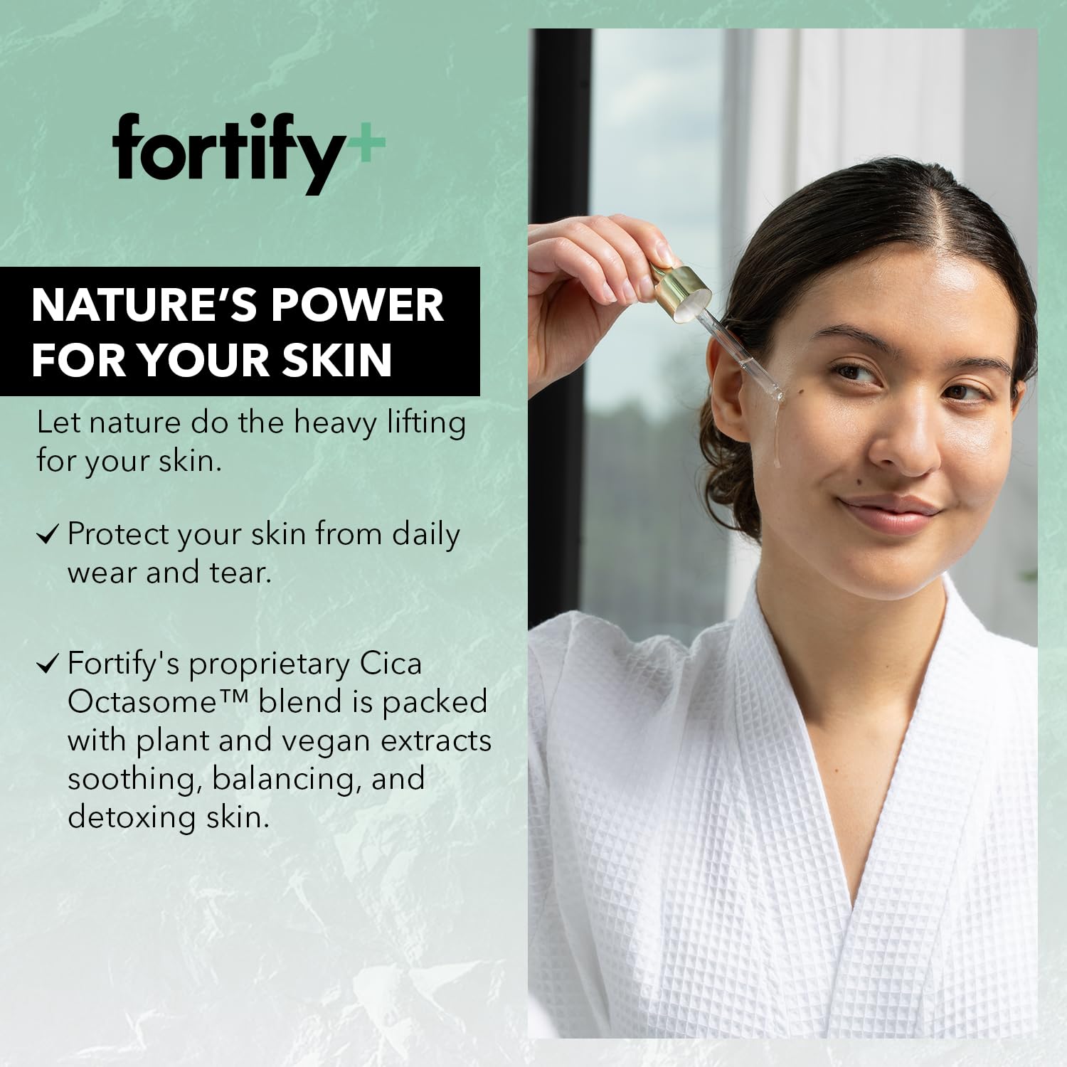 Fortify Skincare Core Routine Trio - Multi Purpose 3-In-1 Detox, Treat, Boost - Cica & Zeolite For Daily Hydration & Barrier Support - Dermatologist Tested, Korean Skin Care Set, Clean Beauty - 3 Pack