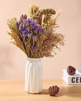 BUCATSTATE 90PCS Natural Hamster Bedding - Flowers & Herbs & Sprays for Cage Habitat Decor | Treat Cereal Grain for Dwarf Syrian Gerbils, Mice, Rat, Forage, Enrichment.