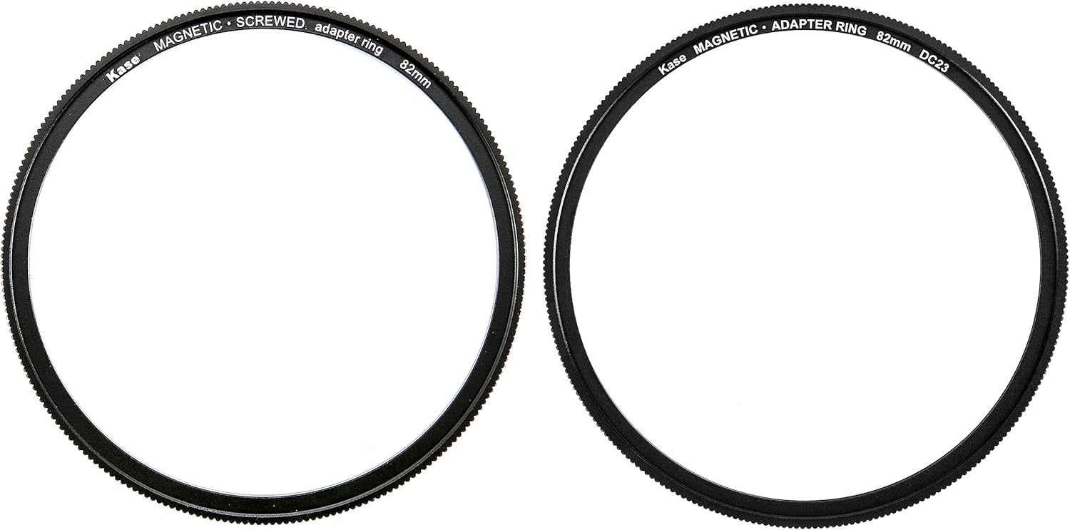 Kase 82mm DIY Adapter Kit Converts Conventional Screw-in Filter to Magnetic