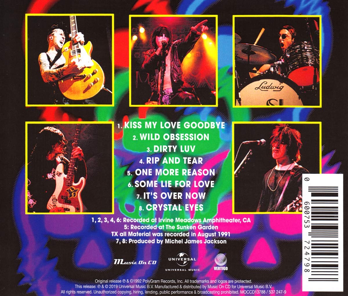 Image secondaire de Live Vampires - Album CD de L.A. Guns
