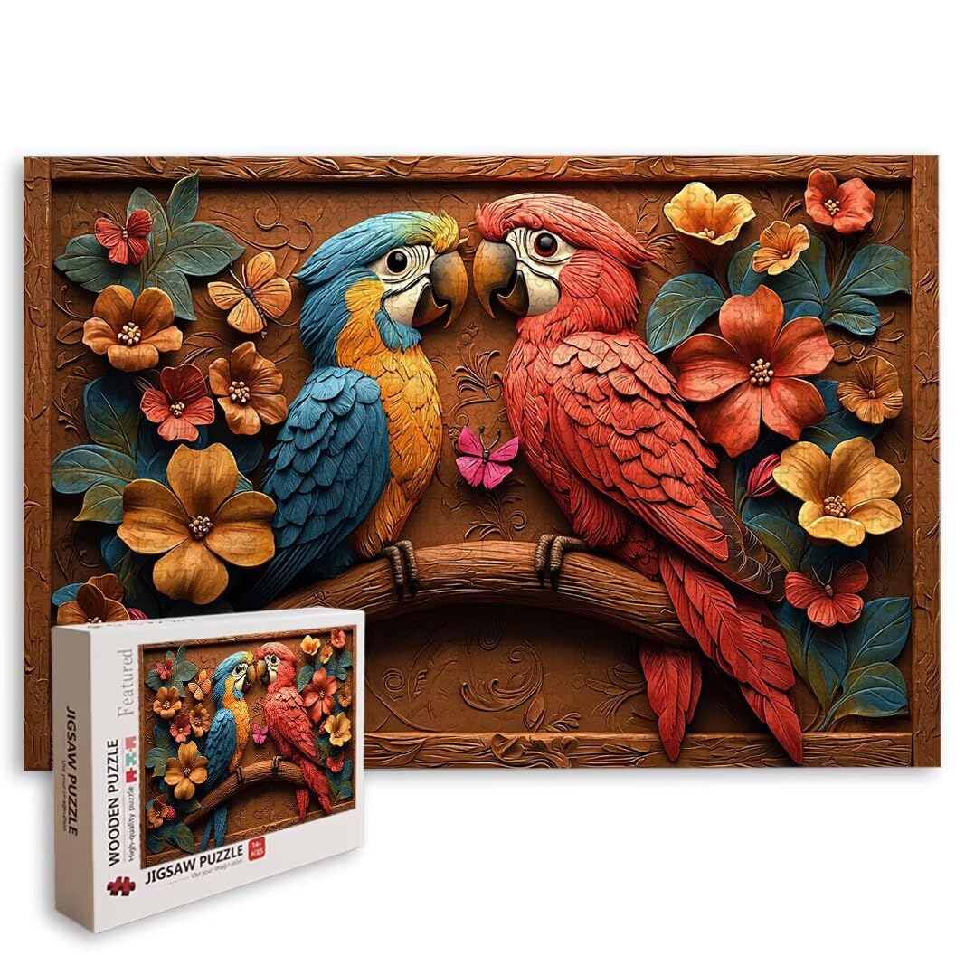 Puzzle Uccello, Puzzle 2000 Pezzi Adulti per Decor, Regalo Donna/Uomo -8732
