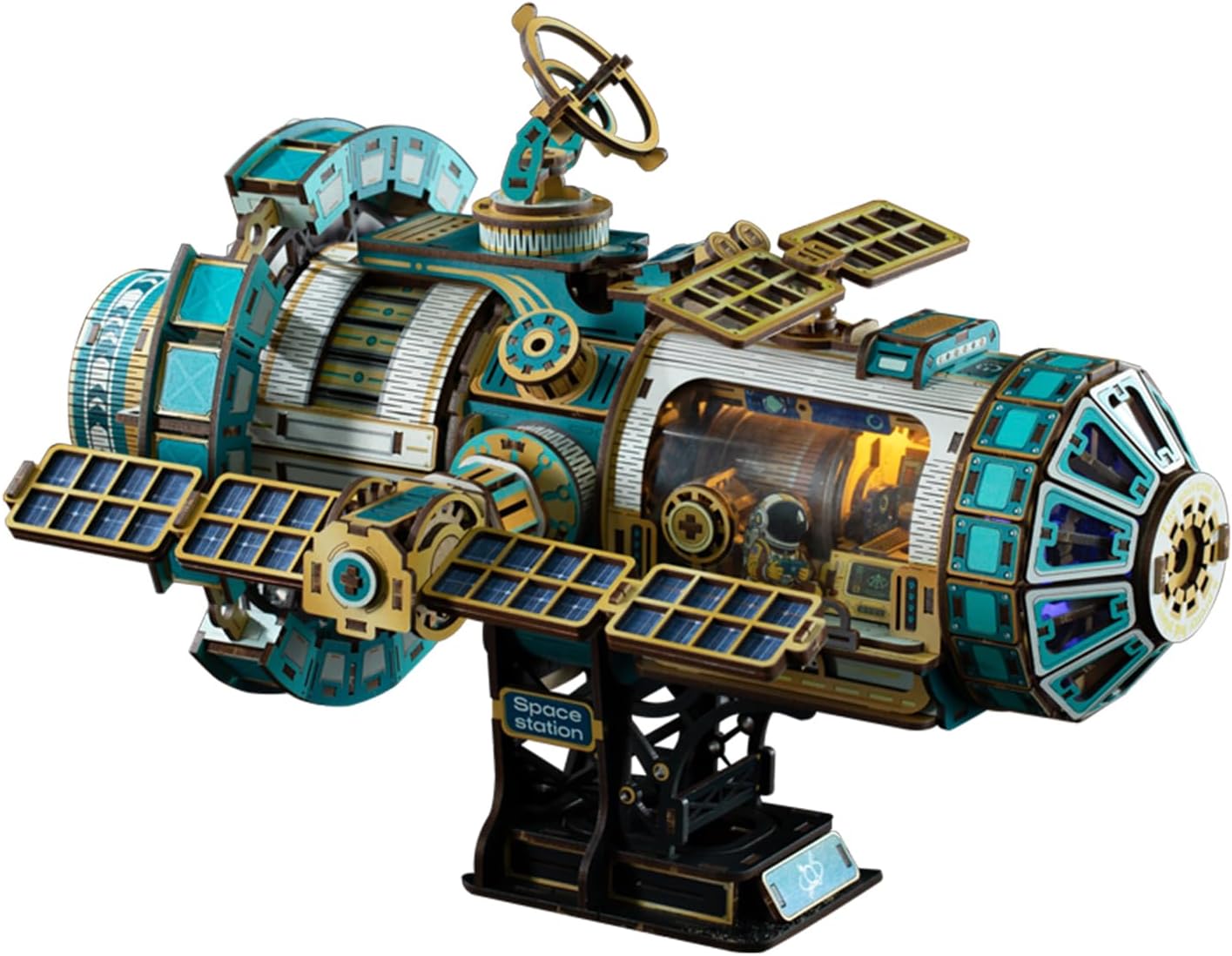 DIY Miniature House Kit with LED Lights, Forest Adventure Wooden Mini House Building Kit for Adults & Teens, Creative Crafts for Women, Friends & Hobbyists