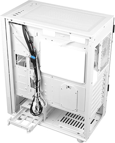 Miniatura 16 de Antec NX410 ATX Mid-Tower Case, panel lateral de vidrio templado, vista lateral completa, preinstalado 0.079 x 5.512 in en la parte delantera y 1