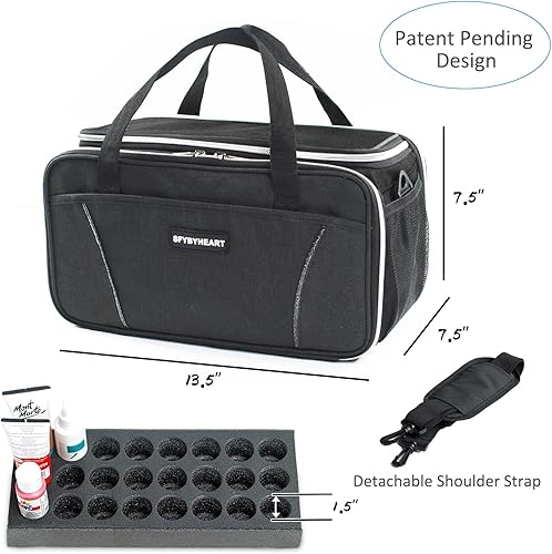 Miniatura 5 de Almacenamiento de pintura acrílica, organizador y almacenamiento de pintura, organizador de suministros de arte, bolsas de arte, almacenamiento de