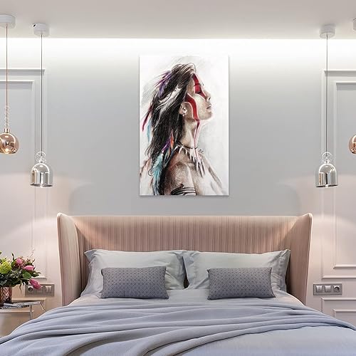 Miniatura 8 de Lienzo decorativo de anime Art A Taino Indian Warrior para decoración de pared, póster de pintura en lienzo, pósteres e impresiones artísticas de