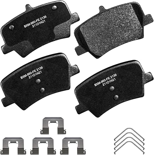 Vista 264 de Bendix Premium SBM8 - Pastillas de freno semimetálicas Premium para modelos seleccionados Buick Special, Camaro, Corvette, Phaeton, Olds F85, Vista