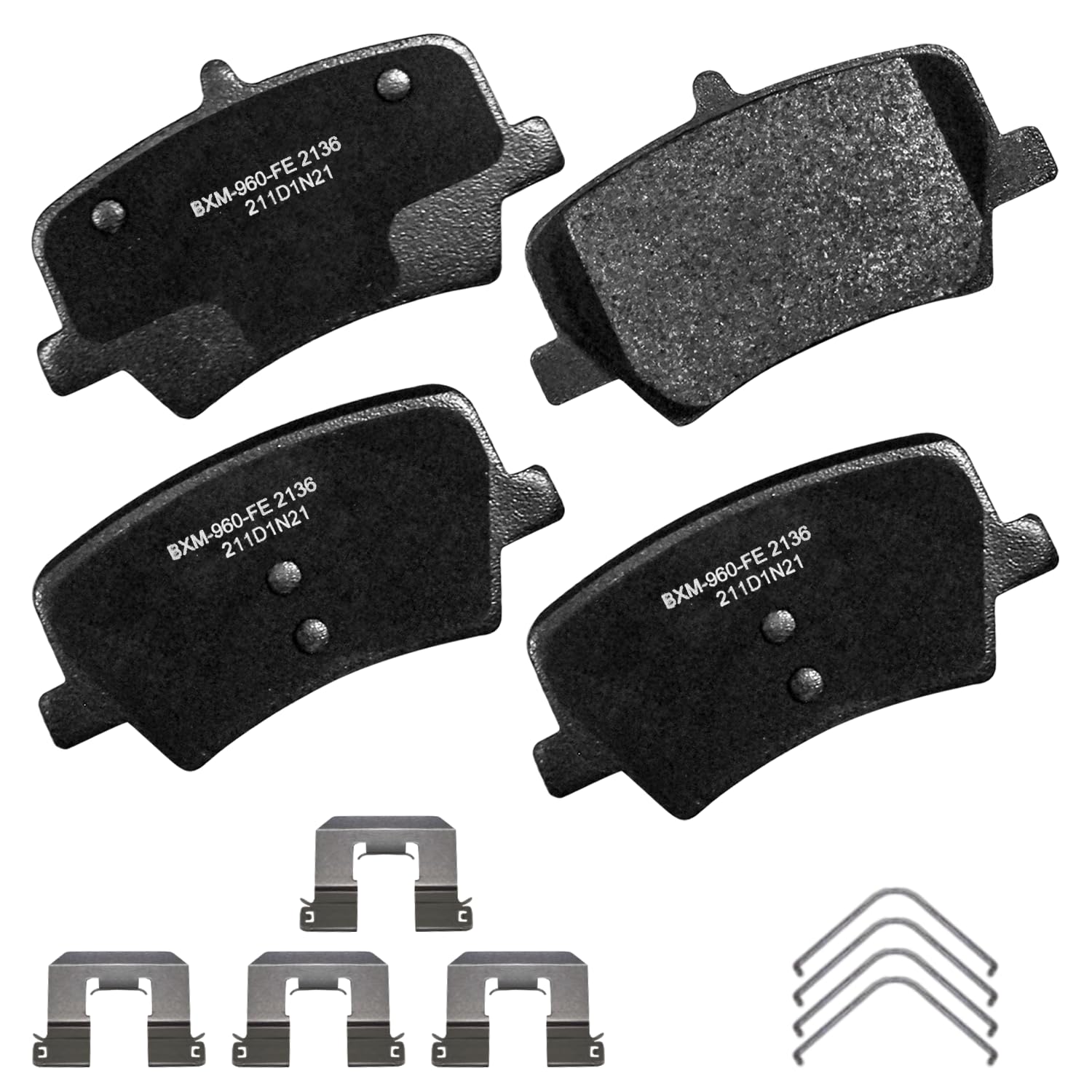 Bendix Premium SBM2136 Semi-Metallic Rear Brake Pads for Volvo XC40 2024-2019
