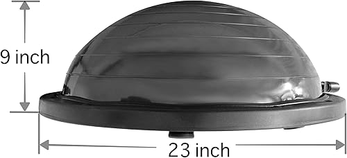 Miniatura 7 de Nice C Pelota de Equilibrio, Media Pelota, Pelota de Equilibrio, Entrenador de Ejercicios, con Banda de Resistencia, Yoga de Fitness y Fuerza con