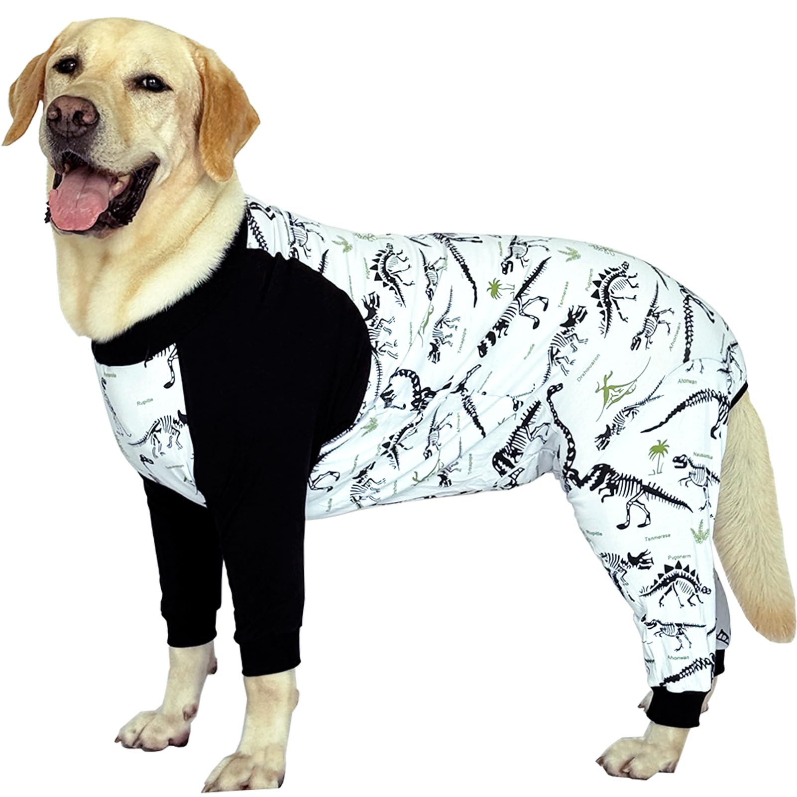 Pyjama pour chien grand coton blanc vêtement animaux XL