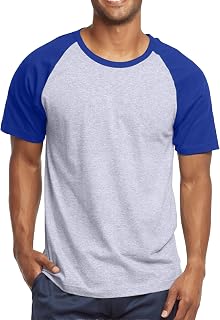Men's Raglan Baseball Tee Shirt - Casual T-Shirts