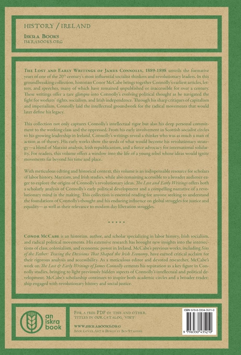 The Lost and Early Writings of James Connolly, 1889-1898      Hardcover – October 15, 2024
