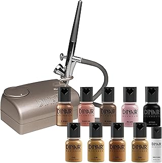 Dinair 10 piezas (kit de 10 piezas, bronceado)