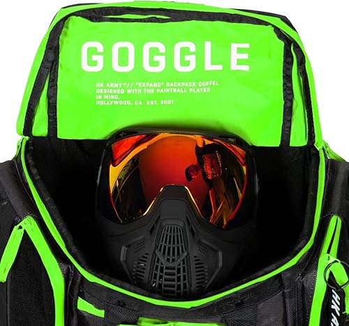 Miniatura 6 de HK Army Expandir Mochila Paintball Gearbag - Shroud Black/Green