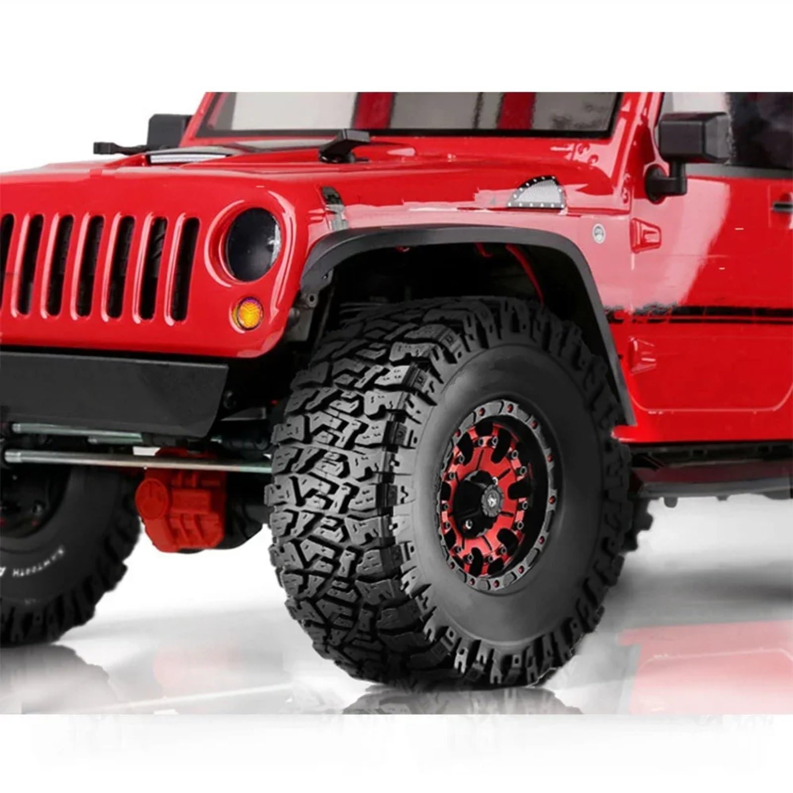 Modelos Repuesto RC para Axial para SCX10 90046 AXI03007 para TRX4 para Redcat Gen8 1/10 4 Piezas Goma 120 Mm Y 1,9 Pulgadas Neumáticos De Roca Piezas De Mejora para Coche RC Crawler