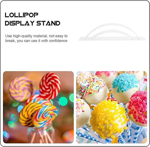 Miniatura 7 de Soporte de exhibición de piruletas para tartas, soporte de exhibición de pop, soporte de acrílico transparente, soporte para tablero, palillos de