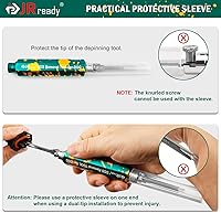 Vista 6 de JRready ST5346 JRDDS - Kit de herramientas extractoras de pines con 7 puntas de repuesto, herramientas de extracción de terminales mejoradas