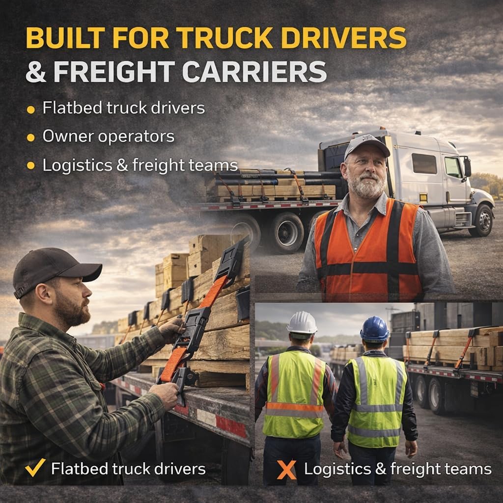 20 Pack Flatbed Edge Protectors & Strap Protectors, 4 Inch Edge Corner & Strap Corner Protectors, Prevent Strap Cutting for Cargo Loads, Flatbed Corner Protector for Tie Down Straps