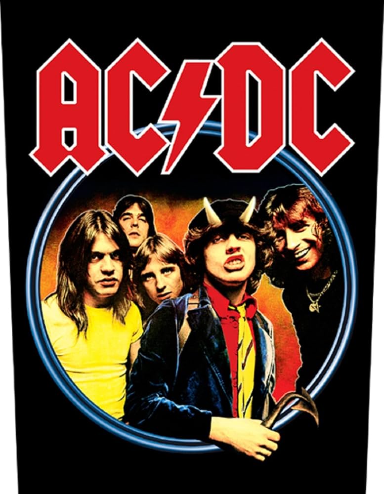 Amazon.com: XLG AC/DC Highway To Hell Back Patch Album Art