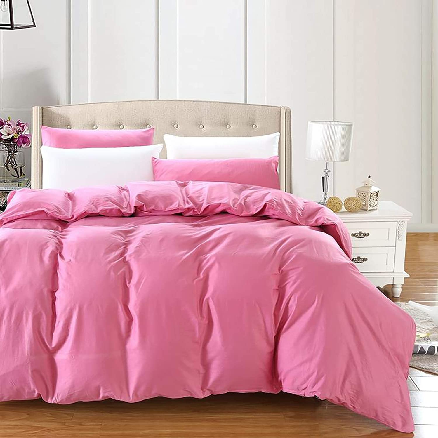MGEMJMJ Egyptian Cotton Duvet Cover,Solid Color Luxury Skin-friendly Comforter Cover,Sateen Weave Silky Soft Breathable Quilt Cover(Size:200x230cm(79x91inch),Color:B)