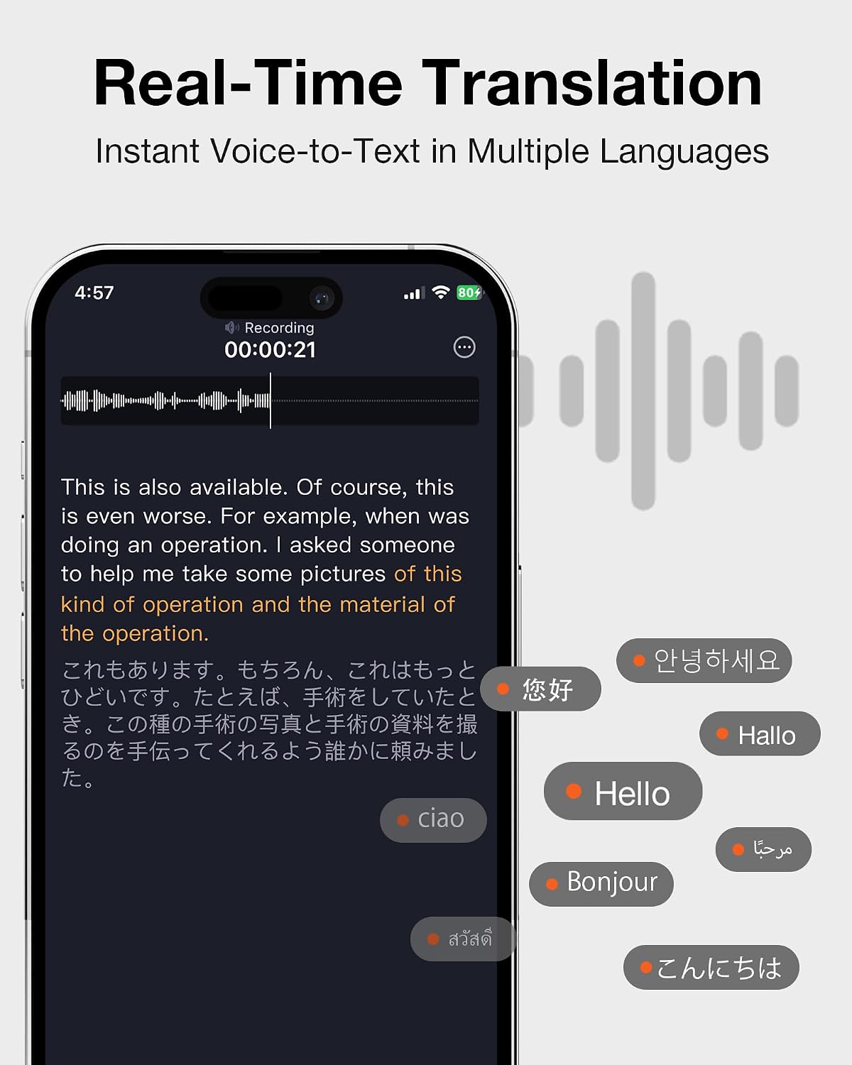 RecDot AI Voice Recorder Earbuds, viaim AI Meeting Assistant with Transcription, 78 Languages, FlashRecord, to-Do Lists & Summaries with viaim AI, 48dB ANC for Meetings, Interviews & Lectures, Black, view 8