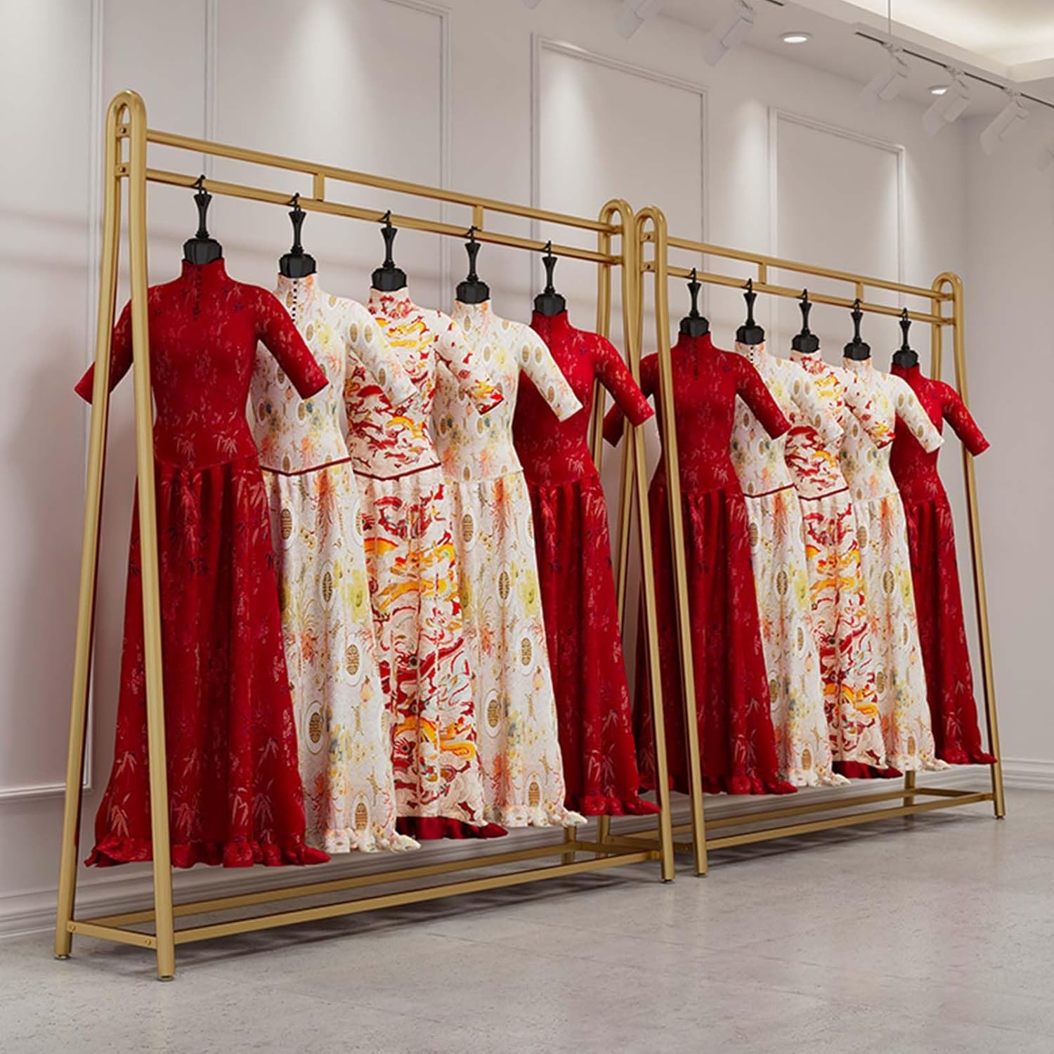 Perchero De Metal Para Ropa, Perchero Alto Para Colgar Ropa, Perchero Para Dormitorio, Balcón, Dorado (Oro A)