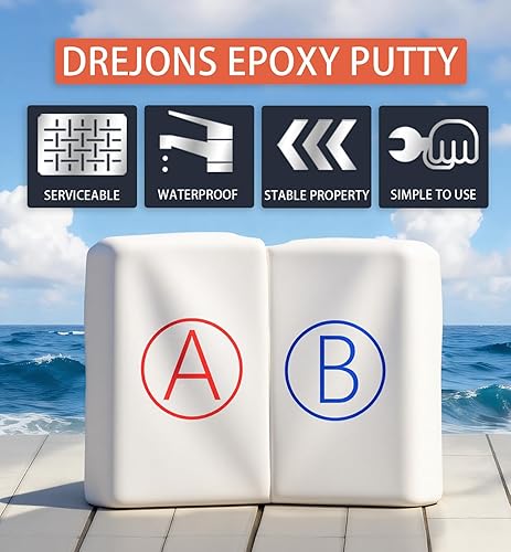 Vista 3 de Masilla para esculpir arcilla compuesto para esculpir, modelar, construir, reparar, auto-endurecimiento repara fácilmente metal, madera, azulejos