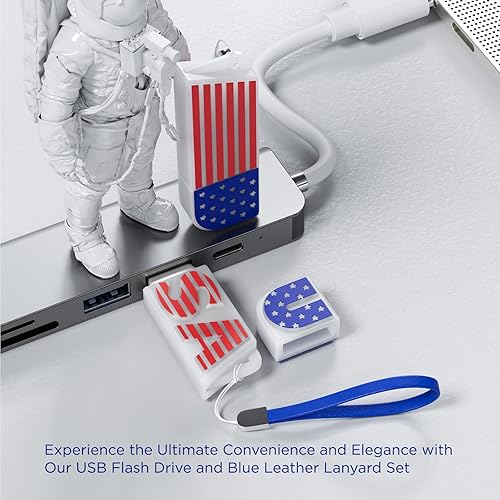 Miniatura 6 de Possibox Unidad flash USB 3.0 de alta velocidad de 128 GB, a prueba de agua, resistente a los golpes, unidad de pulgar resistente