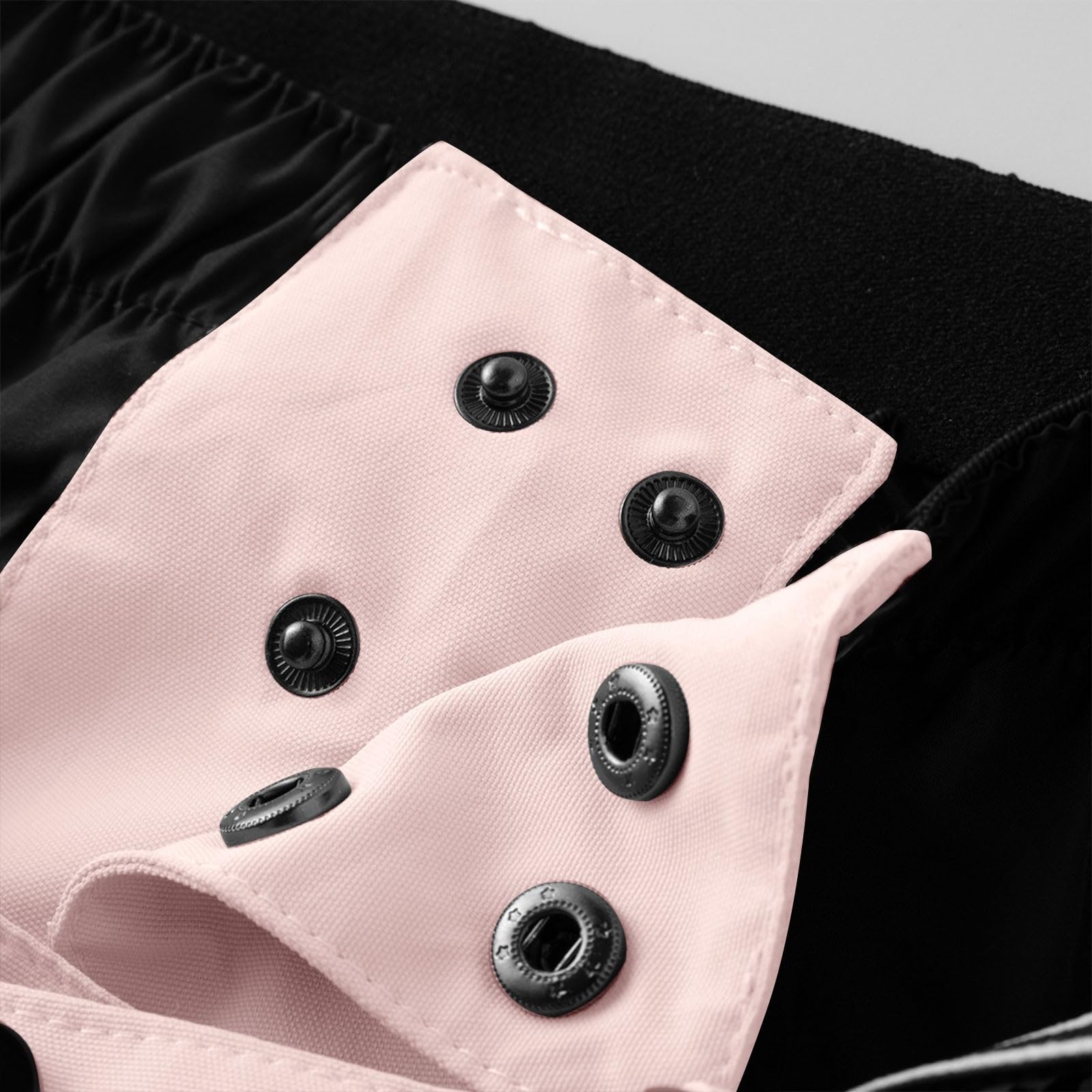 Generisch Pantalon de ski imperméable pour fille et garçon - Pantalon de ski coupe-vent - Salopette doublée - Chaud - Pantalon de neige - Pantalon d'extérieur pour enfants de 6 à 16 ans