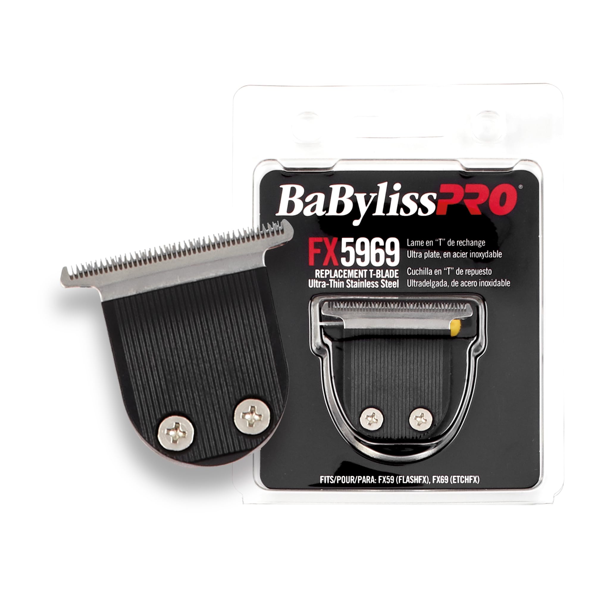 Barberology FlashFX/EtchFX Trimmer and Replacement Blade (Sold Separately)