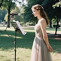 Vista 3 de Microphone Stand Holder,21.5" Long Flexible Adjustable Magic Arm Super Crab Clamp Mic Clip 3/8"-16 to 5/8"-27 Adapter Mount,Compatible with