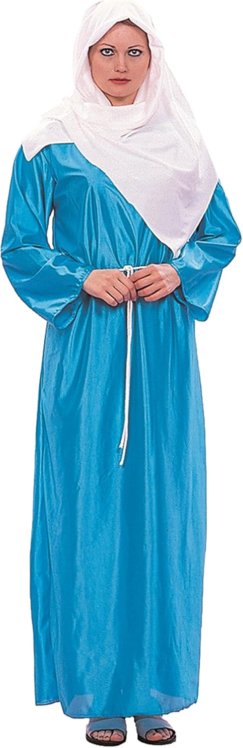 RG Costumes Women's Virgin Mary Adult 3 pc Costume, Blue/White, One Size