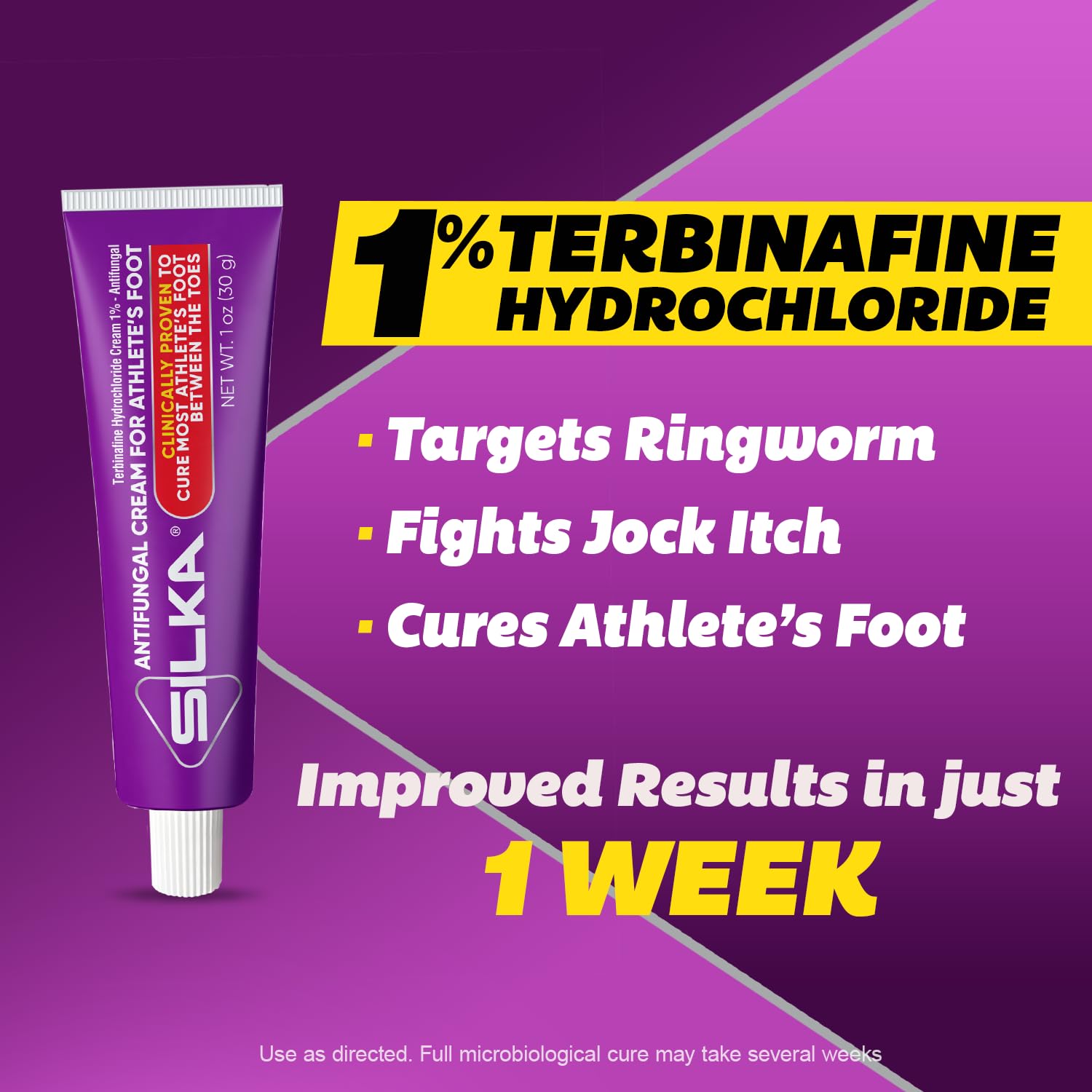 Silka Ultimate Foot Care Kit, Athlete's Foot Spray 4.6 Oz, Ringworm & Jock Itch Cream 1 Oz, Toenail Fungus Treatment 0.45 Fl Oz & Foot Powder 6 Oz, Solution for Athlete’s Foot, Nail Fungus & Foot Odor