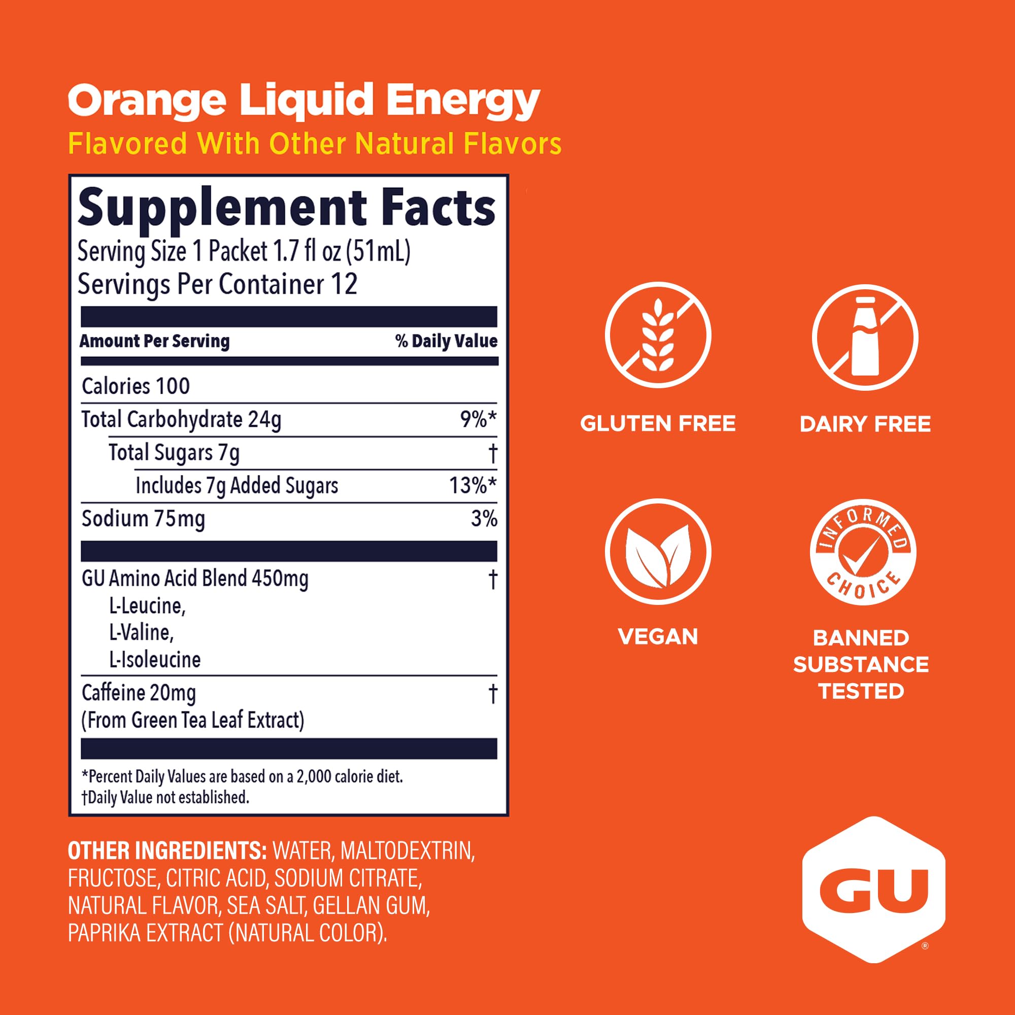 Amazon.com: GU Energy Liquid Energy Gel with Complex Carbohydrates