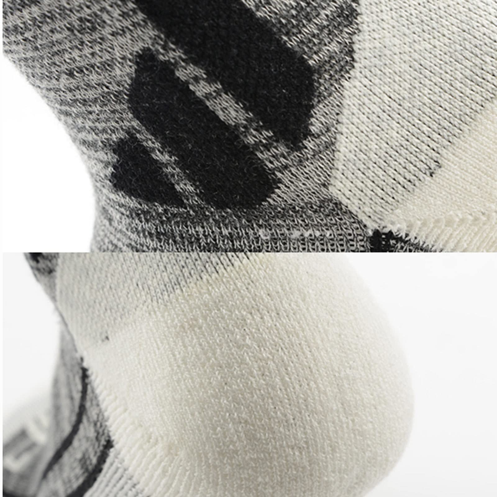 calcetines de hombre Al aire libre de alta tubo calcetines atléticos espesado calentamiento transpirable lana resistente al desgaste y absorbente de sudor calcetines medias de hombre(A,10.4-11inch)