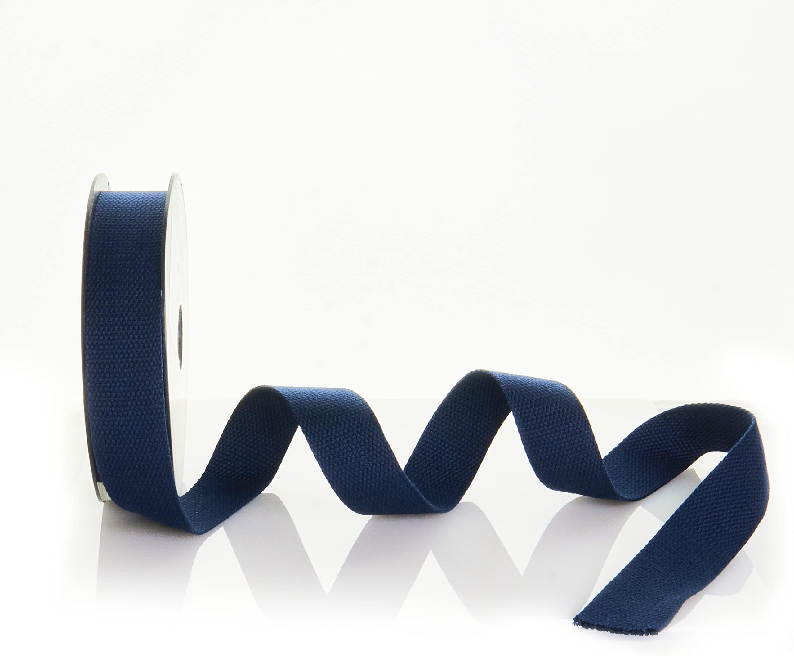 TrimzCotton Webbing, Dark Navy, 25mm