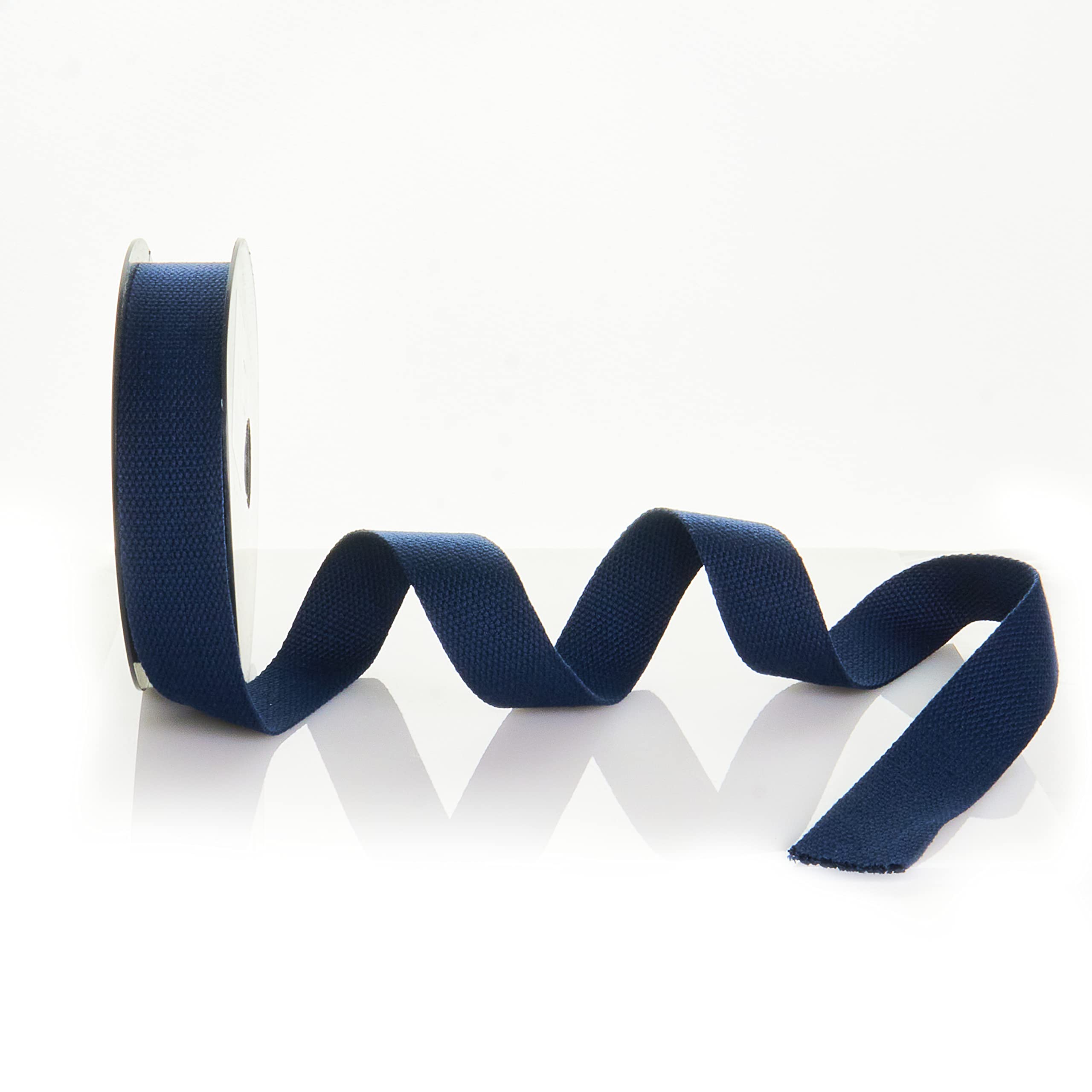 TrimzCotton Webbing, Dark Navy, 25mm