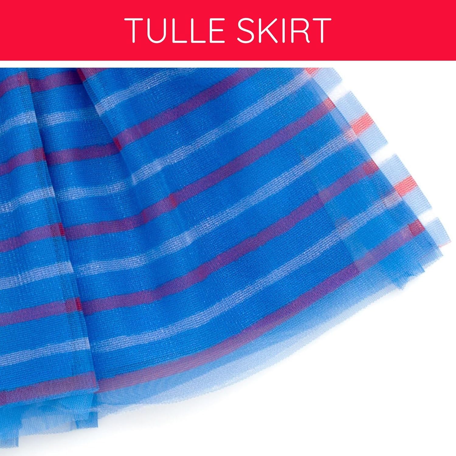 Hello Kitty July 4th Girls Tulle Tutu Dress Toddler to Big Kid Sizes (2T - 14-16)