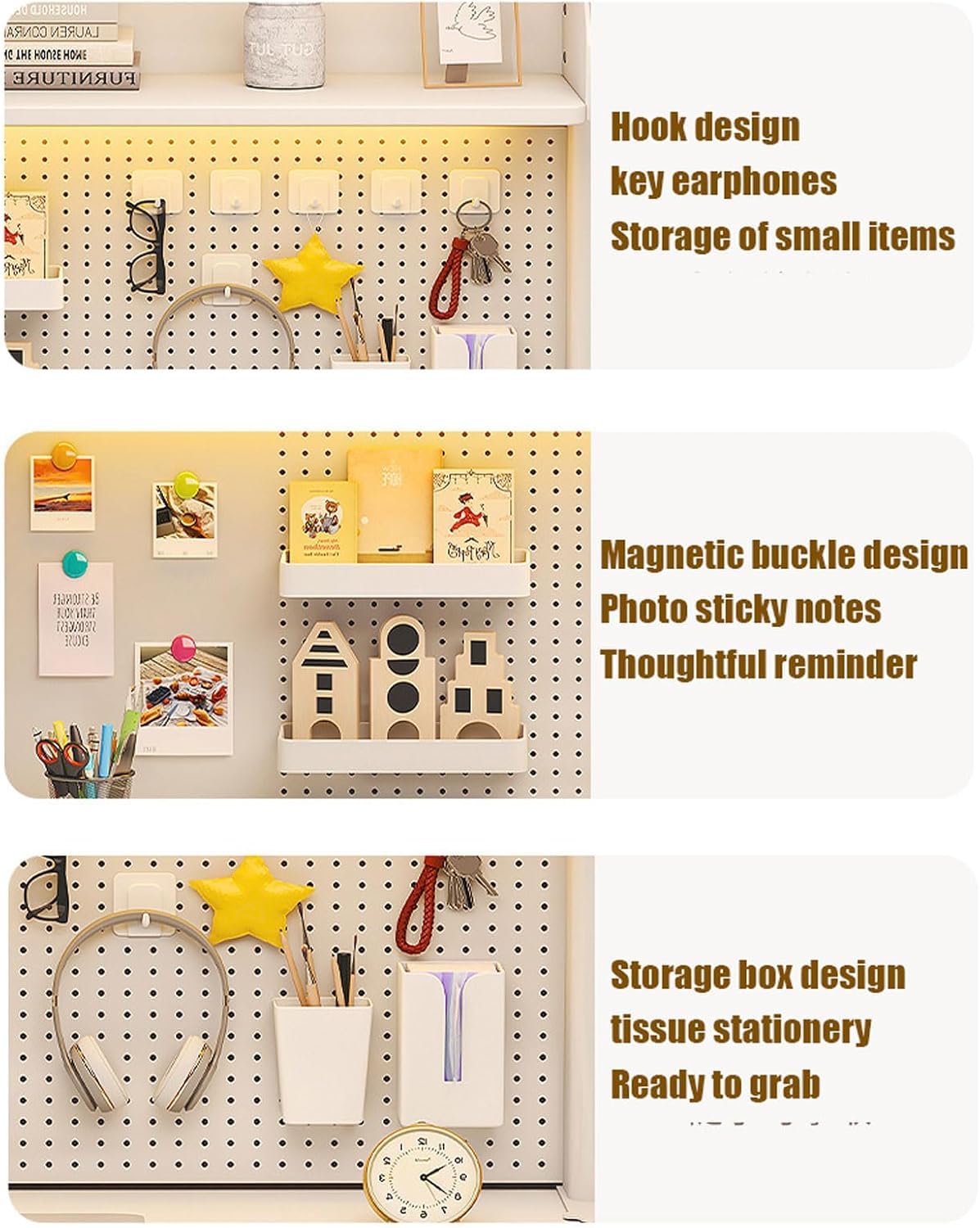 Estante organizador de escritorio con bandeja ajustable, estantería de 2 niveles para accesorios de mesa y suministros de escritorio, solución de almacenamiento eficiente para el hogar y la oficina