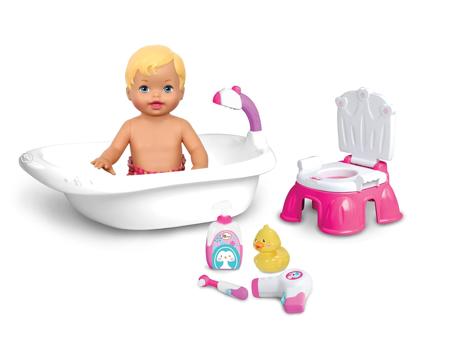 Buy FisherPrice Little Mommy Bath and Potty Training Play Set (Doll