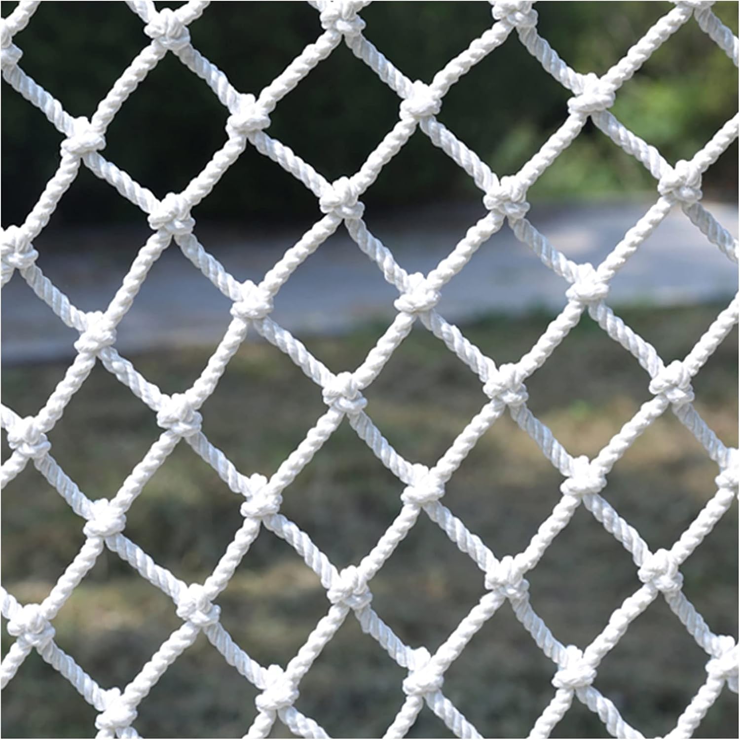 AWSAD Household Nylon Protection Net/Kindergarten Game Protection Net/Pet Barrier Net，Railing Stair Balcony Protective Netting Color : 5cm mesh, Size : 6×8m(20×26ft)