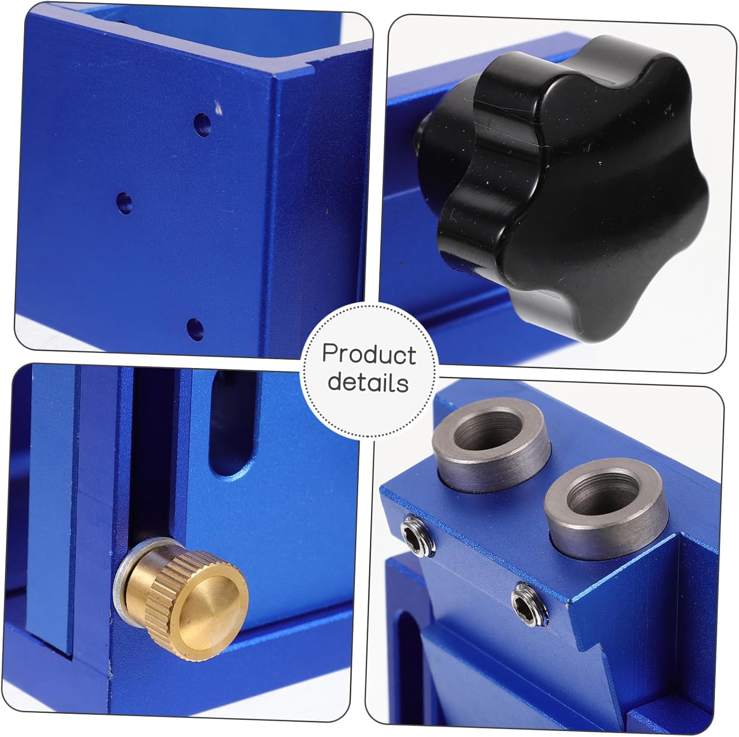 15-degree Dual Angle Pocket Hole Jig Kit for Woodworking Precise Screw Connection Easy to Use for Skill Levels Random