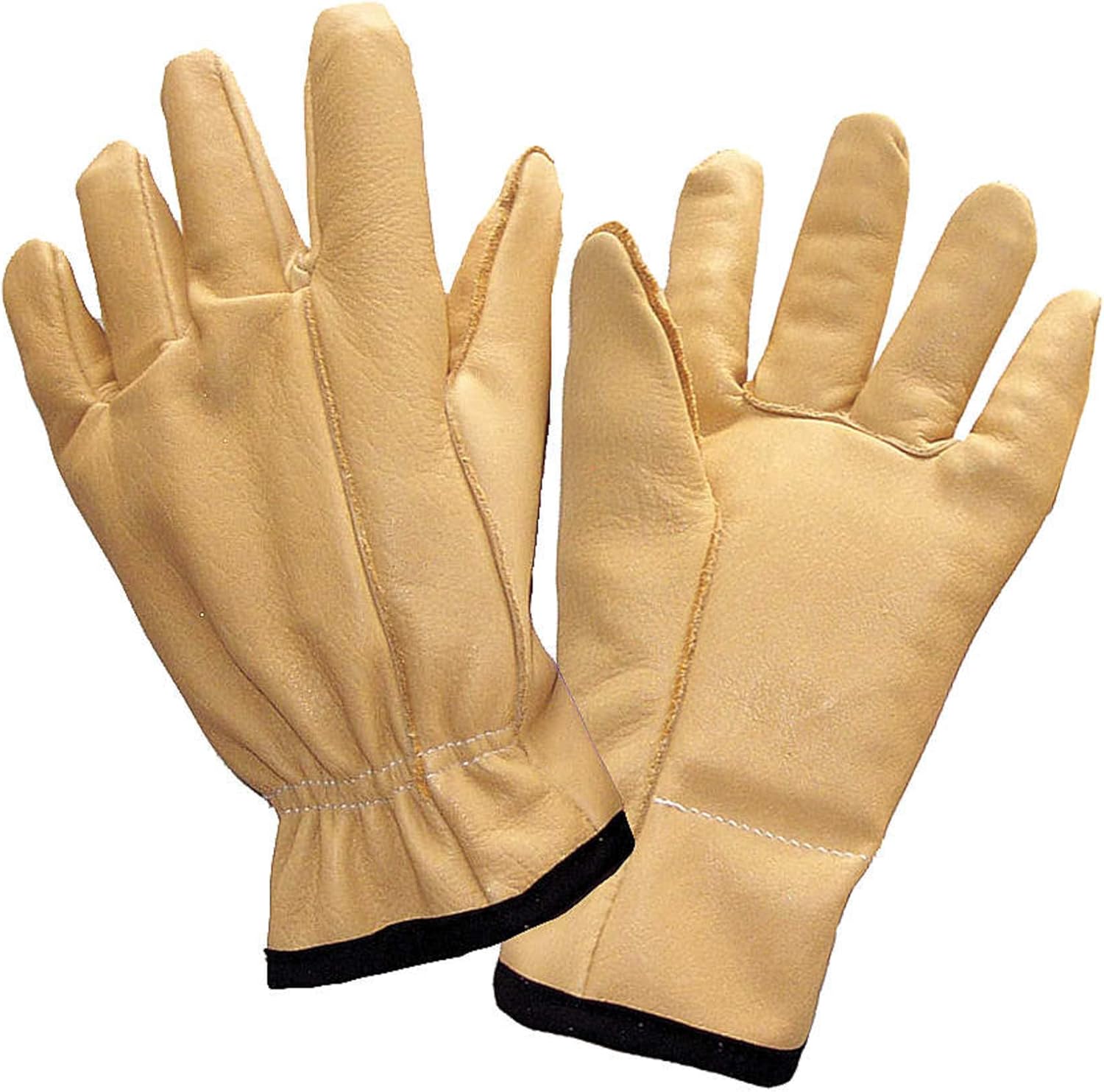 Anti-Vibration Gloves, Leather, L,PR