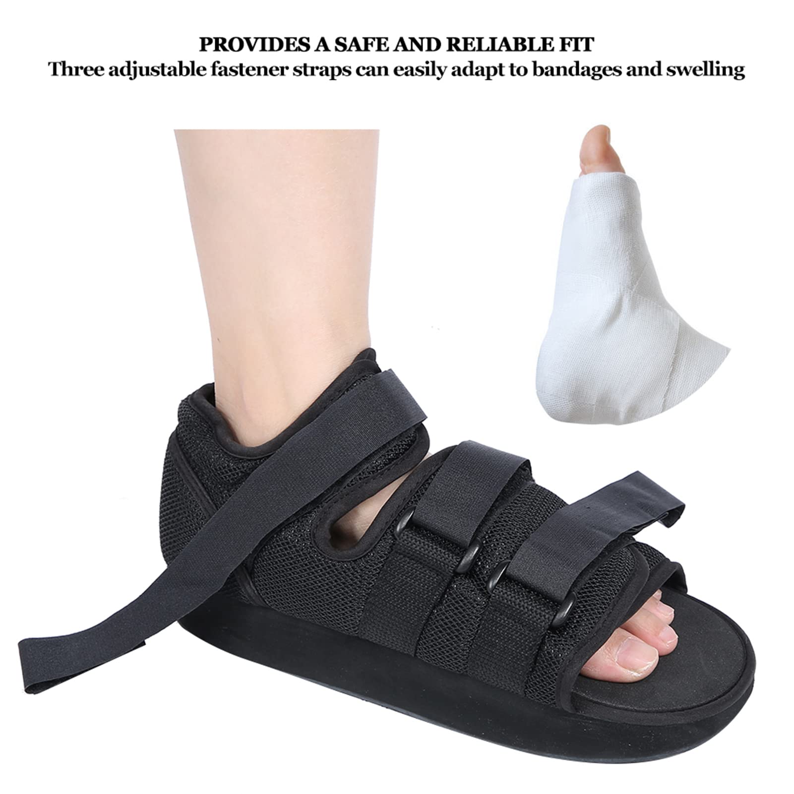 Yosoo Health Gear Botte Post-Opératoire Pied Cassé Réglable