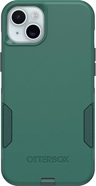OtterBox iPhone 15 Plus and iPhone 14 Plus Commuter Series Case - GET Your Greens, Slim & Tough, Pocket-Friendly, with Port Protection